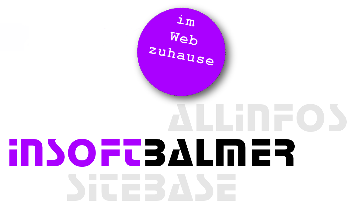 INSOFT Balmer im Web zuhause mit Allinfos und Sitbase
